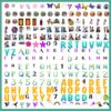 encanto alphabet​ svg png
