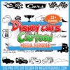 Cartoon Disney Est PNG Mega Bundle, Disney Characters PNG, Disney Est PNG