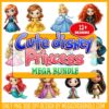 Villains Bow Tie PNG Mega Bundle, Disney Villain PNG, Bow Tie Disney PNG