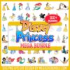 Princess disney svg mega bundle