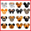 Mickey halloween head svg
