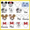 Mickey minnie head svg