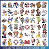 Disney summer png bundle, summer vacation png, disney plus png