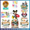 Disney summer svg bundle, summer vacation ideas svg, disney world png