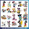 Disney summer png bundle, summer vacation png, disney plus png