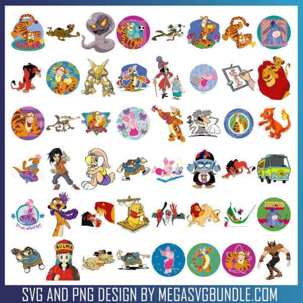 Cartoon Images svg bundle, cartoon characters​ svg, cartoon network​ svg