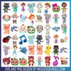 Cocomelon design png bundle 3