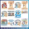 Bluey in Valentines PNG Bundle, bluey episodes​ png, valentines day​ png