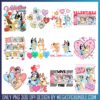 Bluey Valentine day PNG Bundle, bluey videos​ png, valentino​​ png