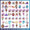 School days inside out png bundle, inside out 2 png, back to school png