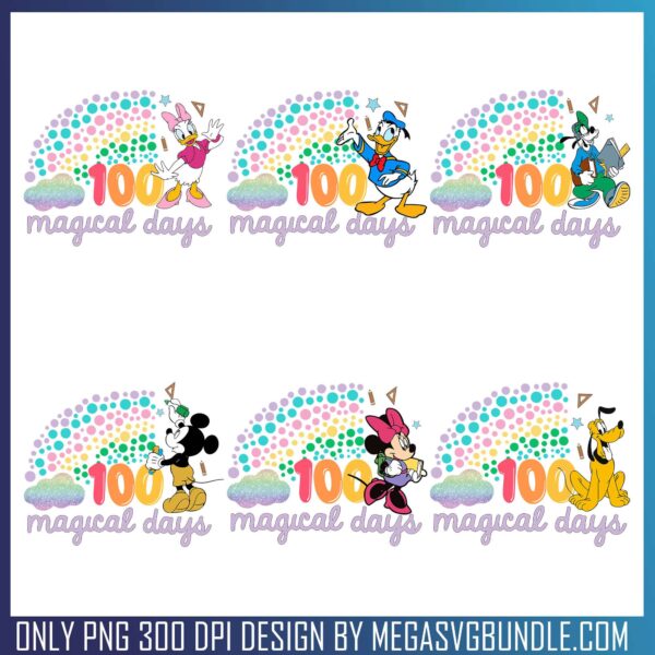 100 magical days png bundle, school spirits​ png, high school​ png
