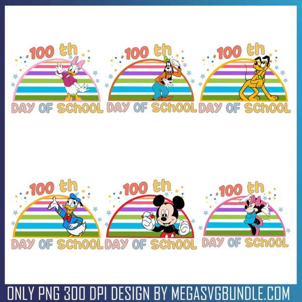 100th day of school png bundle, 100 days of school​ png, school days png