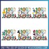 100th day of school png bundle, 100 days of school​ png, school days png