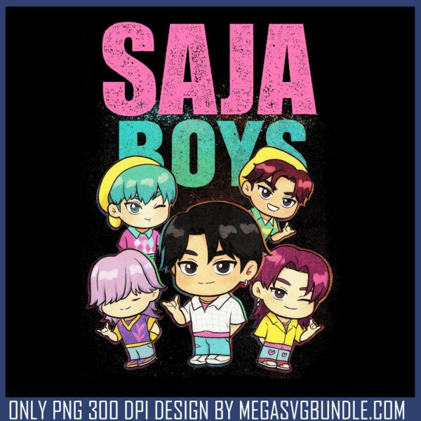 Chibi saja boys png, saja boys band png, kpop demon hunters png png