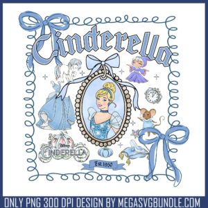 Cinderella mirror frame png, disney princess png, cinderella​ png