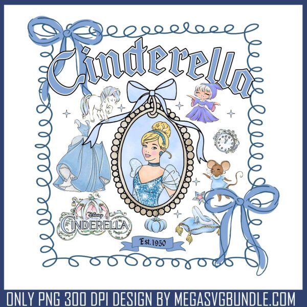 Cinderella mirror frame png, disney princess png, cinderella​ png