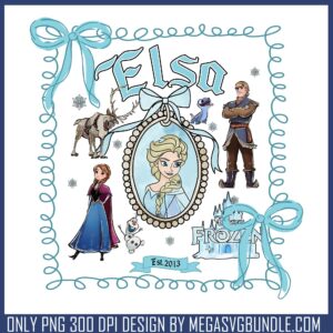 Elsa mirror frame png, disney frozen​ png, elsa frozen​ png
