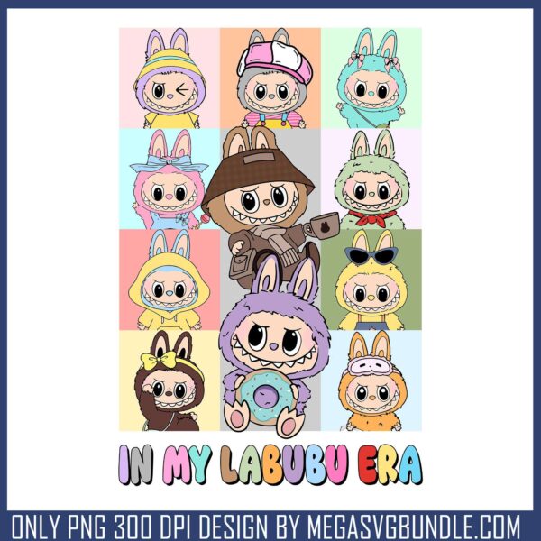 In my labubu era png, labubu dolls​ png, labubu macaron​ png