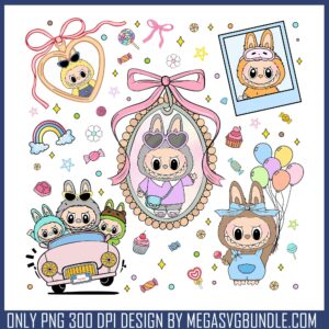 Labubu mirror art png, labubu near me​ png, labubu keychain​ png