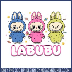 Labubu trio png, labubu dolls​ png, pop mart labubu dolls​ png