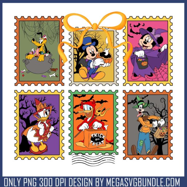 Mickey halloween design png, spirt halloween​ png, disney movies​ png