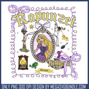 Rapunzel mirror frame png, disney princess png, repunzel costume​ png