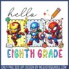 Superhero hello fifth grade png, fifth grade png, marvel superhero png