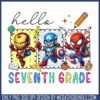 Superhero hello sixth grade png, high school png, marvel superhero png