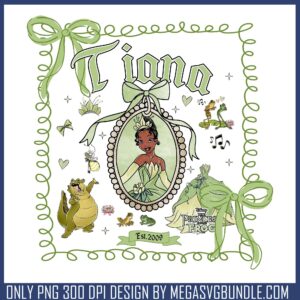 Tiana mirror frame png, tiana disney​ png, disney princess png