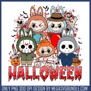 Halloween labubu cosplay killers png, fake labubu​ png, halloween kills​ png