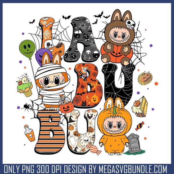 Halloween vertical labubu png, halloween costume ideas​ png, labubu doll png