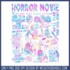 Horror bow labubu png, horror movies png, labubu popmart png