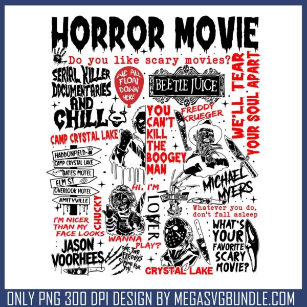 Horror movies quotes png, famous serial killers​ png, the killers​ png