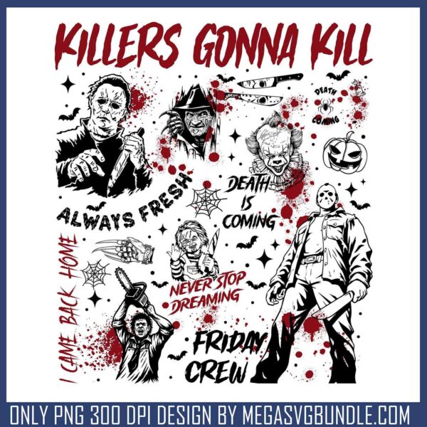 Killers quotes png, horror movie quotes png, the killers​ png
