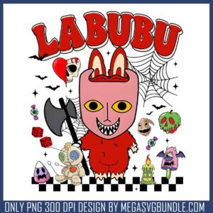 Labubu axe killer png, best horror movies​ png, labubu plush​ png