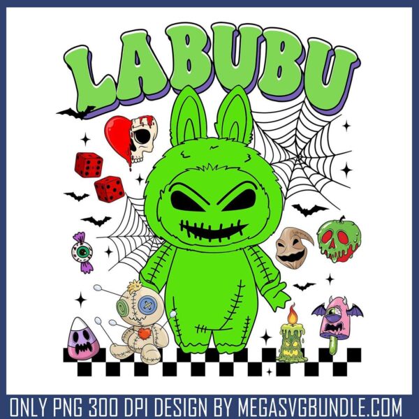 Labubu green scarecrow png, labubu keychain​ png, little nightmares​ png