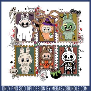 Labubu horror picture png, horror costumes​ png, labubu costume png
