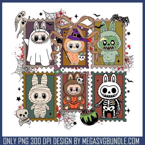 Labubu horror picture png, horror costumes​ png, labubu costume png