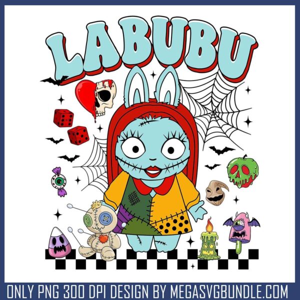 Labubu sally stuff png, labubu dolls png, nightmare before christmas​ png