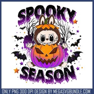 Labubu spooky season png, labubu macaron​ png, halloween movies png