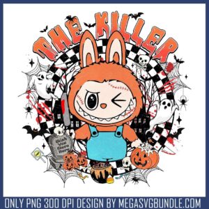 Labubu the killer png, chucky doll png, labubu dolls png