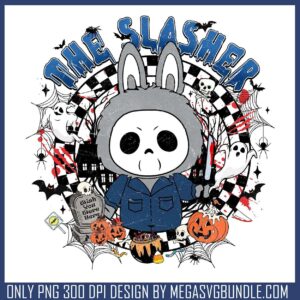 Labubu the slasher png, michael myers png, labubu dolls png