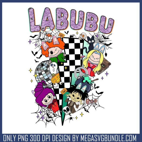 Labubu thunder halloween png, halloween ends​ png, labubu original png