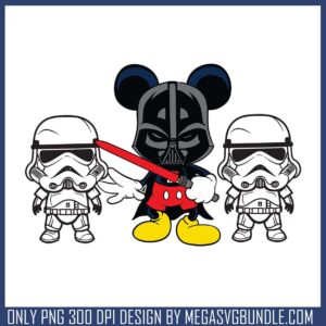 Mickey darth vader png, darth vader png, mickey mouse png