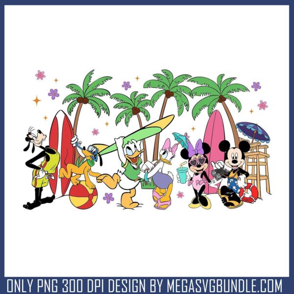 Mickey summertime png, mickey mouse characters​ png, disney plus png