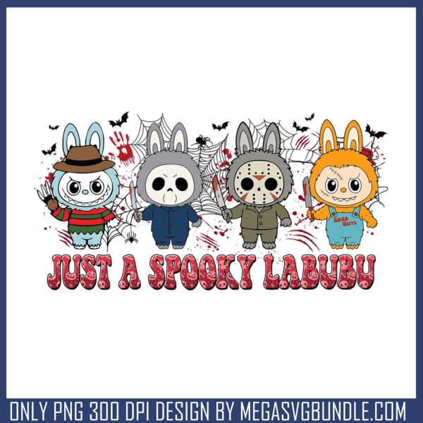 Spooky killers labubu png, nightmare freddy​ png, labubu doll png