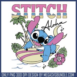 Stitch aloha surfing png, lilo and stitch png, disney characters png