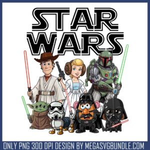 Toy story x star wars png, star wars png, toy story png