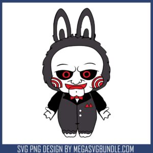 Labubu jigsaw svg, the monsters labubu​ svg, halloween 1978​ svg