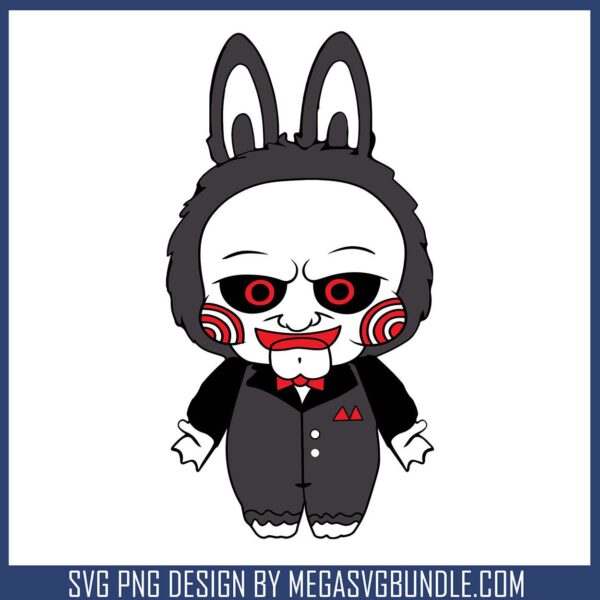 Labubu jigsaw svg, the monsters labubu​ svg, halloween 1978​ svg